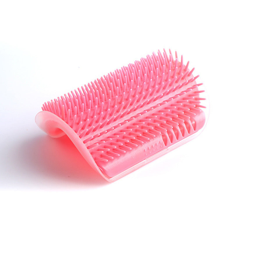 Wall-Corner Self-Grooming Brush for Cats – Single or 3-Color Set