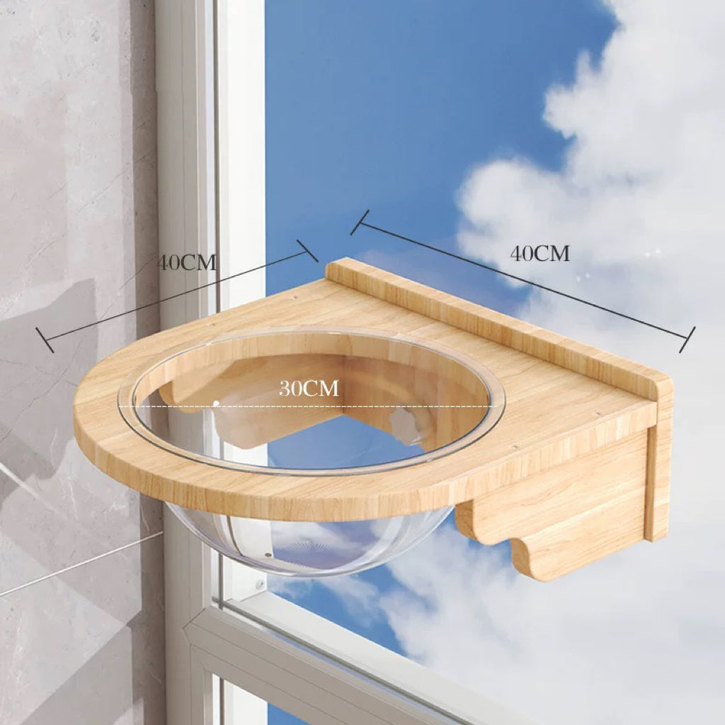 Suction Cup Window Cat Shelves & Scratching Post – 3 Styles