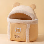 Plush Winter Pet Carrier Backpack – 6 Styles, 2 Sizes