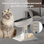 3-Level Adjustable Elevated Stainless Steel Pet Bowl