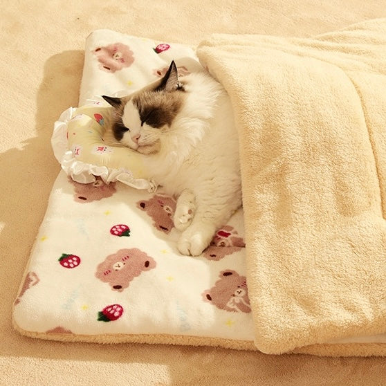 Cat Blanket in 3 Patterns & 6 Sizes