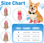 4-Piece Waterproof Anti-Slip Dog Booties & Paw Protectors