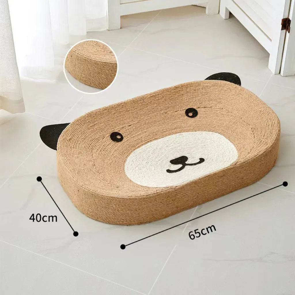 Large Oval Woven Cat Scratcher Bed – 21 Styles