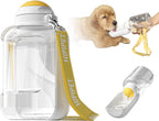 Large-Capacity Dog Travel Water Bottle with Drinking Bowl