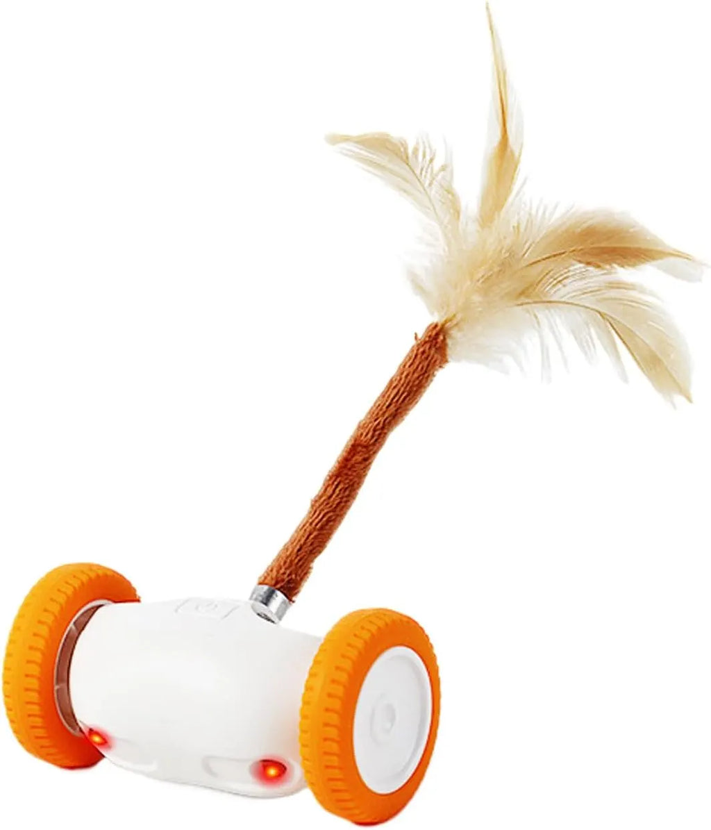USB-Rechargeable Moving Cat Toy with Tail