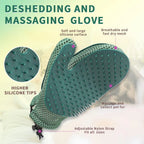 Silicone Pet Grooming Mitt – Single or Pair