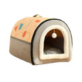 2-in-1 Foldable Pet Cave Bed – 3 Styles, 5 Sizes