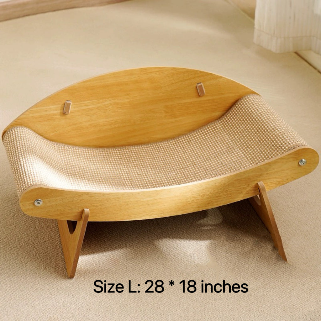 Wooden Cat Scratcher Couch Bed