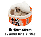 Instant Noodle Cup Cat Bed with Lid – 3 Sizes