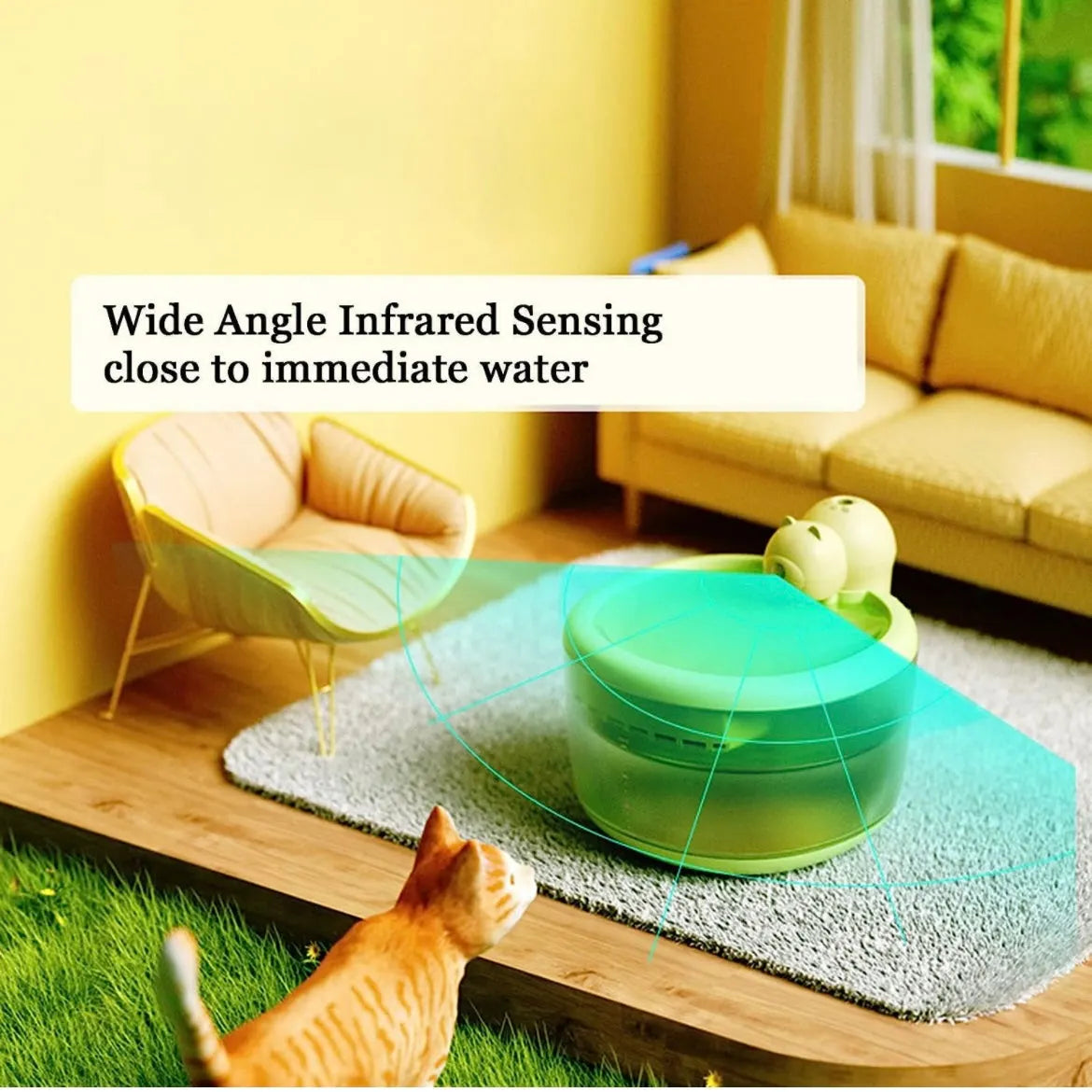 Bee-Shaped Pet Water Fountain with Filter Options
