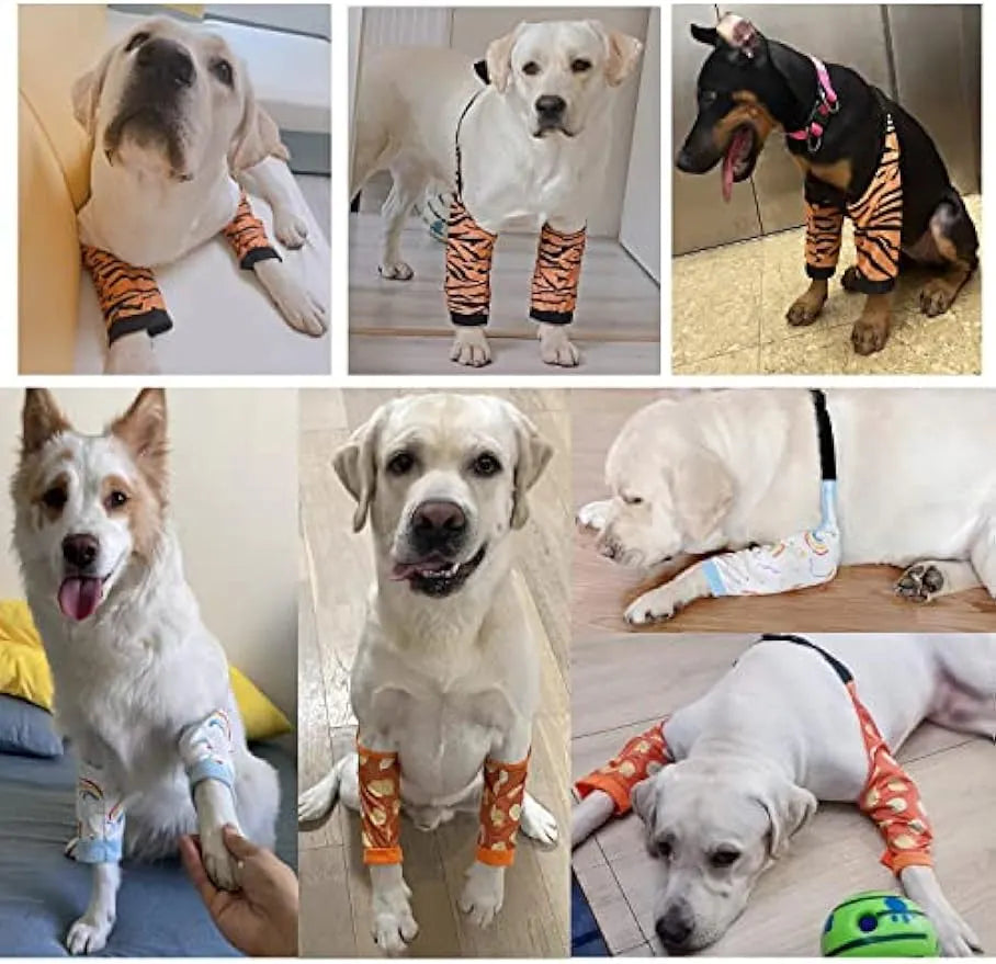 Dog Front-Leg & Elbow Protection Sleeve – 4 Sizes