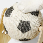 Sisal Cat Scratch Ball with Wooden Base
