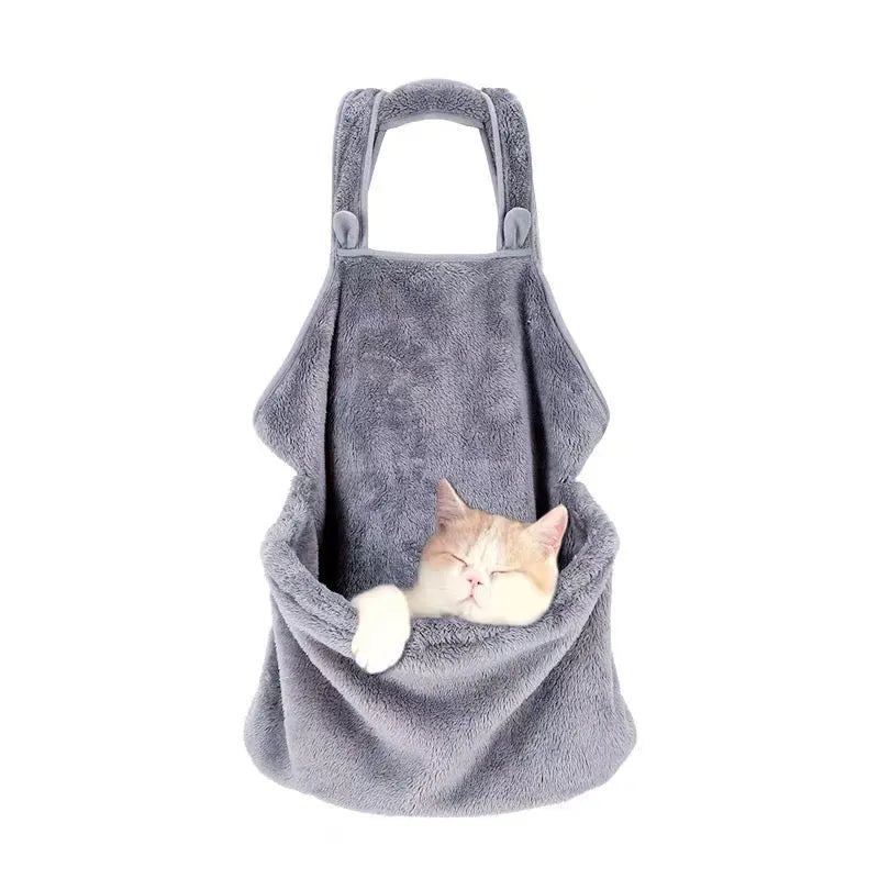 Wearable Pet Carrier Apron for Cats and Small Dogs – 3 Styles