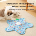 Automatic Concealed Feather Cat Toy Mat