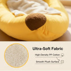Banana-Shaped Washable Pet Bed for Cats & Dogs