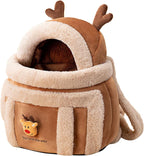 Plush Winter Pet Carrier Backpack – 6 Styles, 2 Sizes