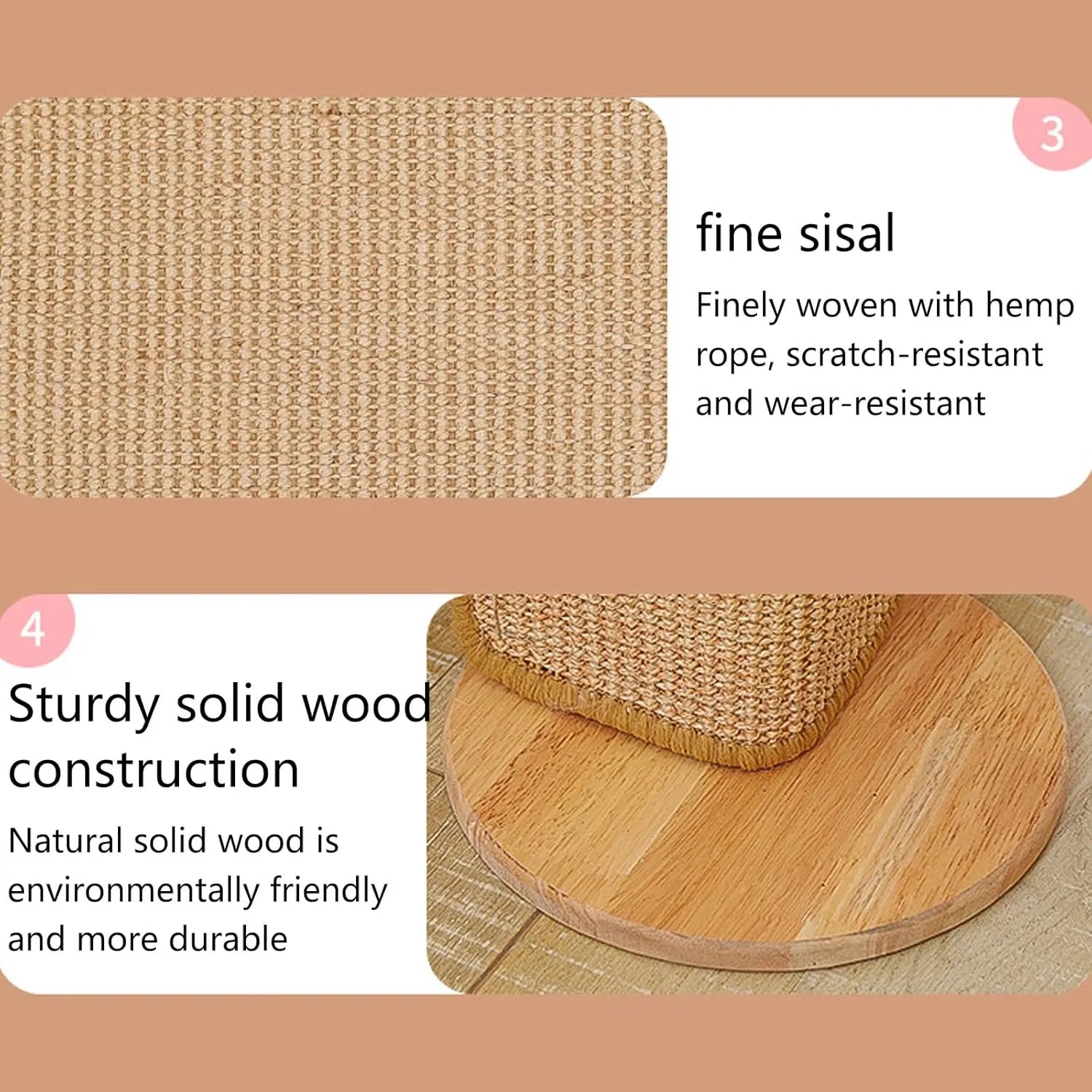 Scratching Post for Wall and Corner