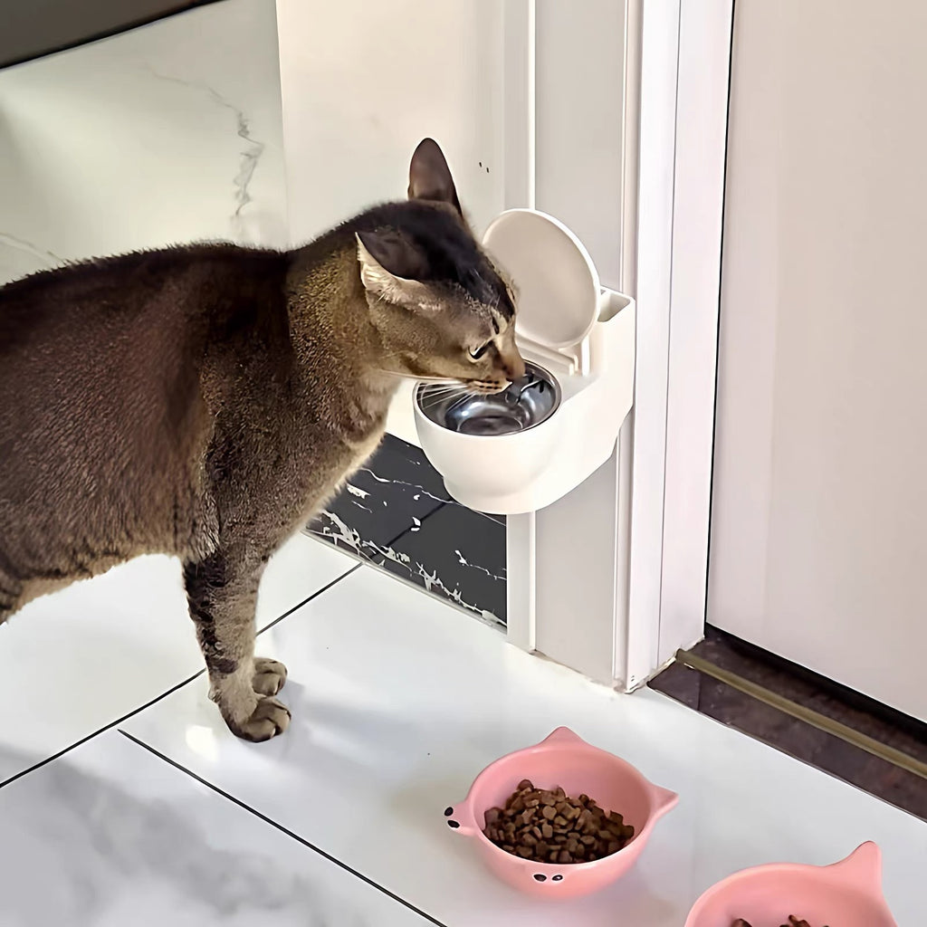 Novelty Toilet-Shaped Cat Water Bowl – 3 Colors