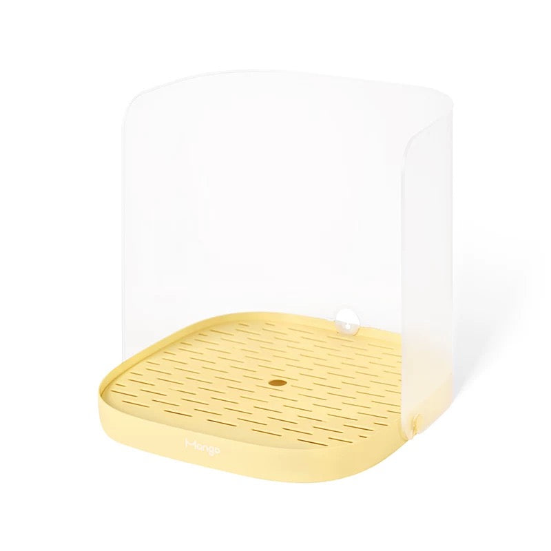 Splash-Guard Pet Feeding Station with Raised Bowl – 3 Colors