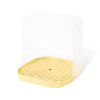 Splash-Guard Pet Feeding Station with Raised Bowl – 3 Colors