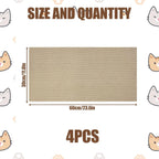 23.6 × 11.8-Inch Self-Adhesive Cat Scratch Mat