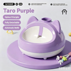 Cat-Ear Gravity Pet Water Dispenser with Weighted Base – 4 Colors