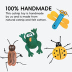 Felt Catnip Insect Toy – Single or 4-Piece Set