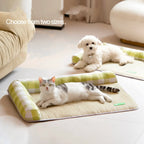 Bolstered Pet Sleeping Mat for Cats & Dogs – L or XL
