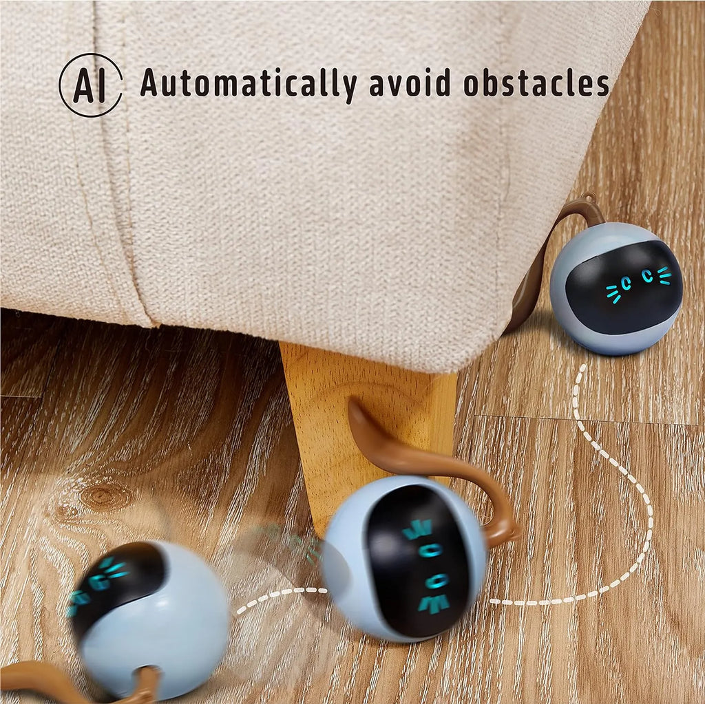 360° Self-Rolling Interactive Cat Ball