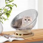 Transparent Space Capsule Cat Bed – 3 Sizes