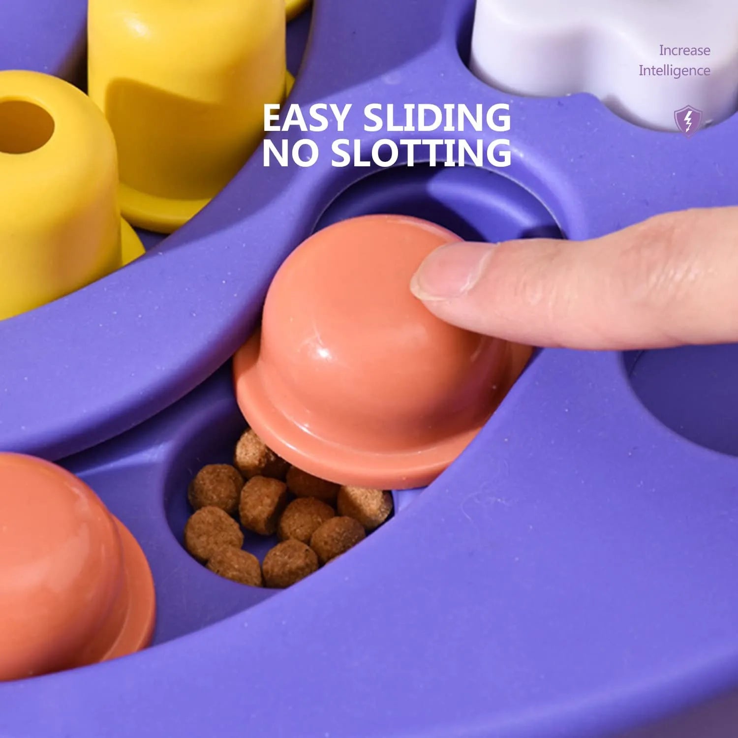 Round Multi-Level Pet Treat Puzzle – 3 Colors
