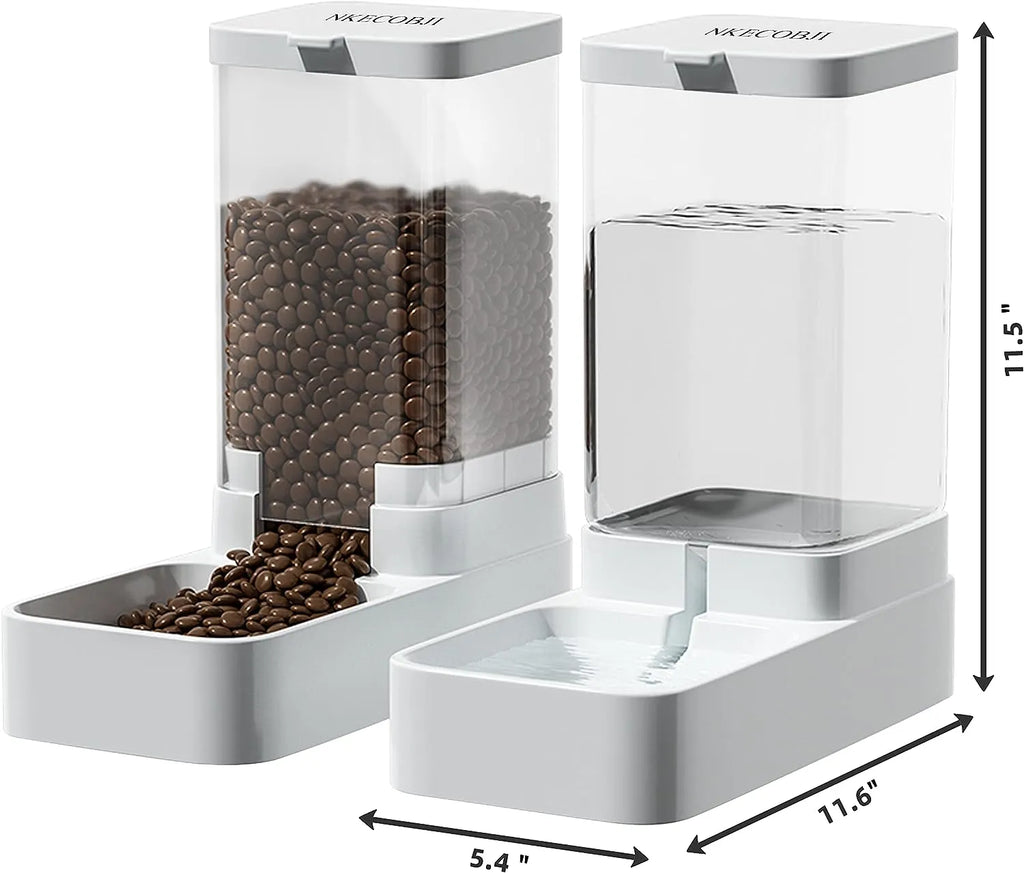 Gravity Pet Feeder & Water Dispenser – Single or Set