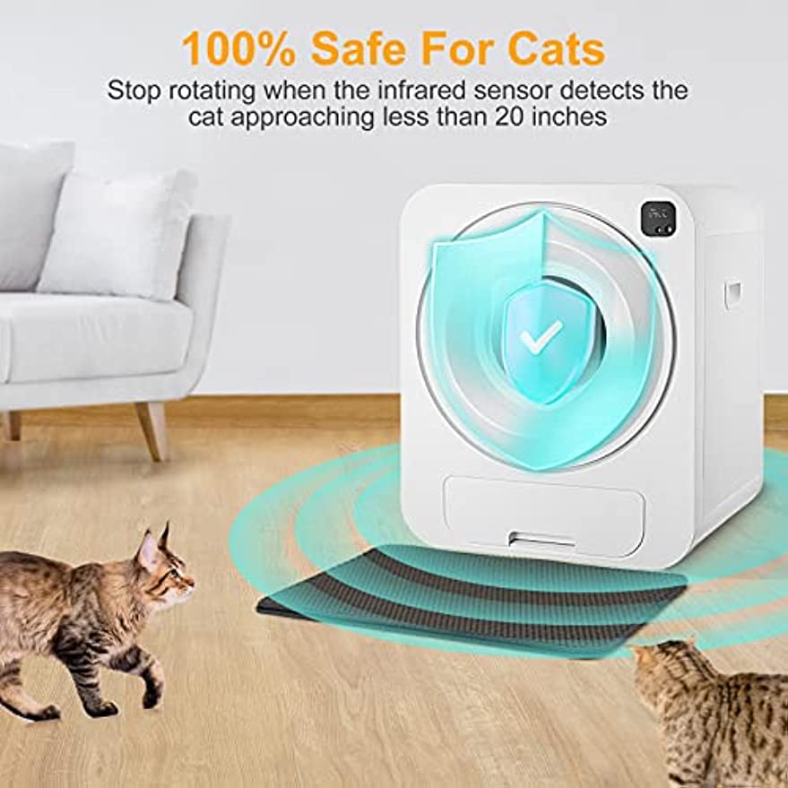 Automatic Self-Cleaning Cat Litter Box