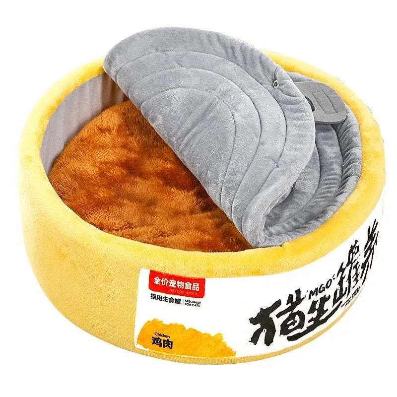 Can-Shaped Cat House & Sofa Bed