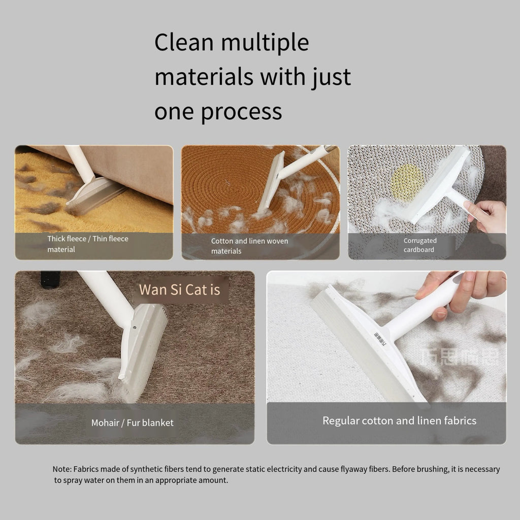 Adjustable Long-Handle Silicone Floor Squeegee