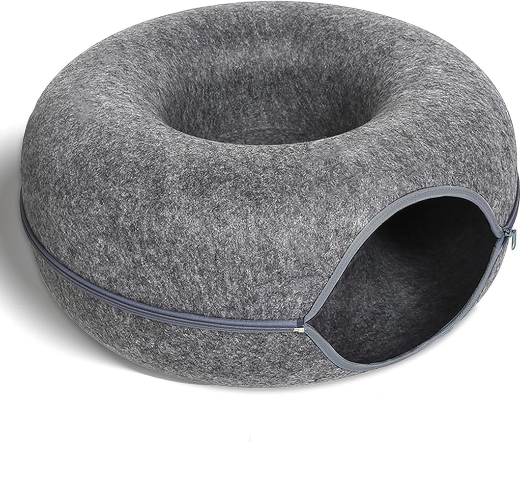 Indoor Cat Tunnel Bed – 2 Sizes & 2 Colors