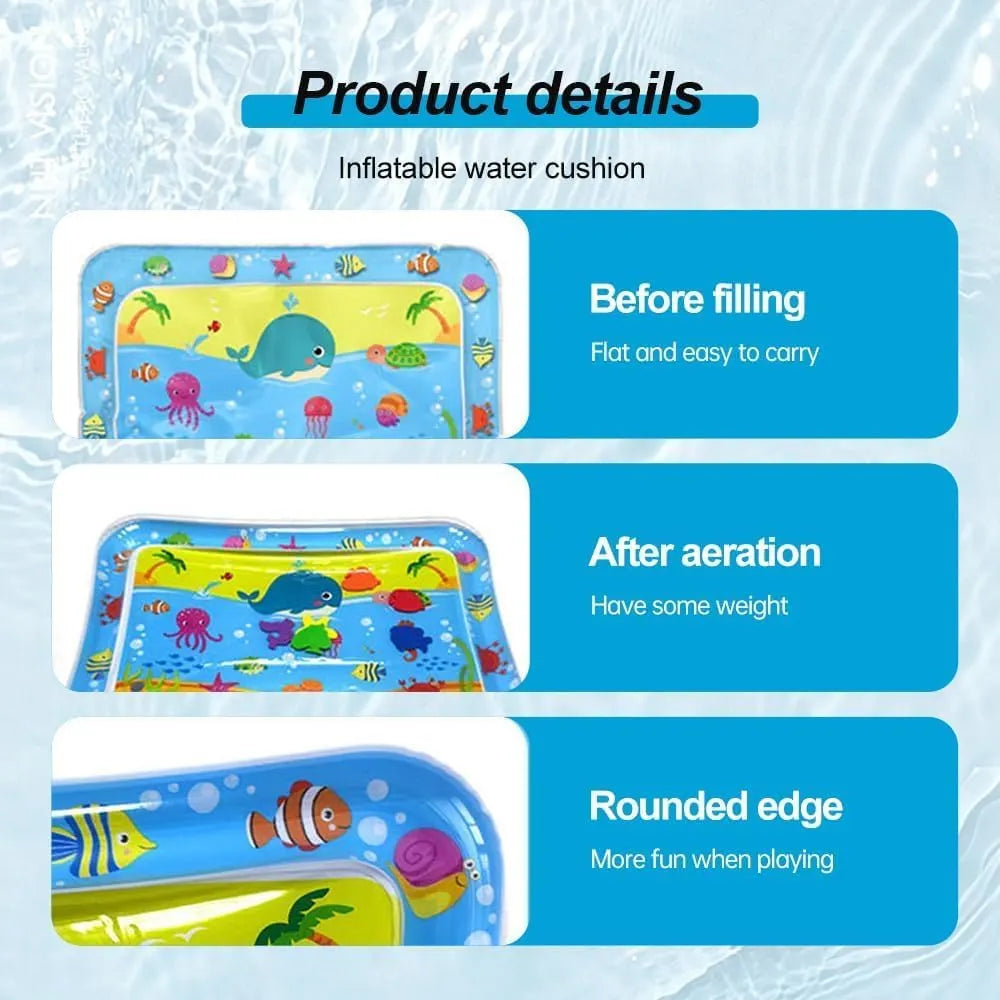 Water-Filled Sensory Play Mat for Cats – 26 to 42 in