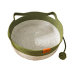 Handwoven Cotton Rope Cat Basket Bed with Teaser – 10 Designs