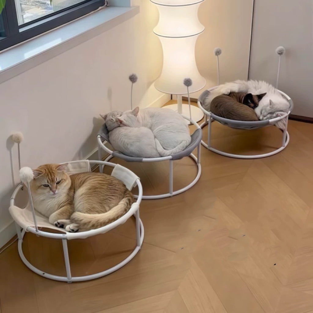 Breathable Round Mesh Cat Hammock Bed