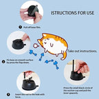 Suction Base Feather Wand Cat Toy – 5 Colors