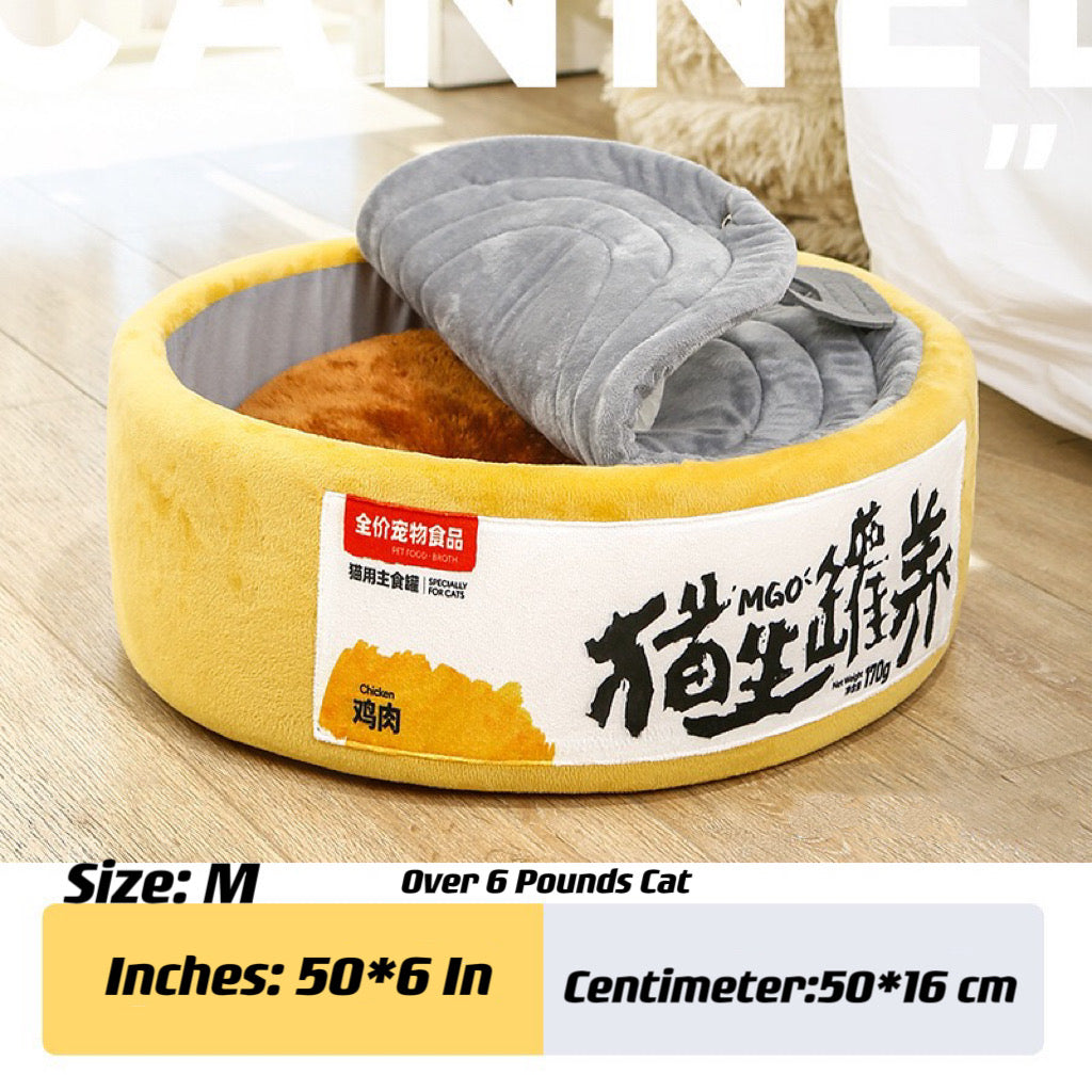 Can-Shaped Cat House & Sofa Bed