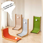 A-Frame Cat Scratcher House with Ramp – Multiple Styles