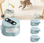 Remote Control Rope-Track Cat Teaser with Feather & Sound