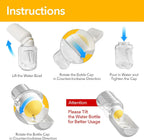 Large-Capacity Dog Travel Water Bottle with Drinking Bowl