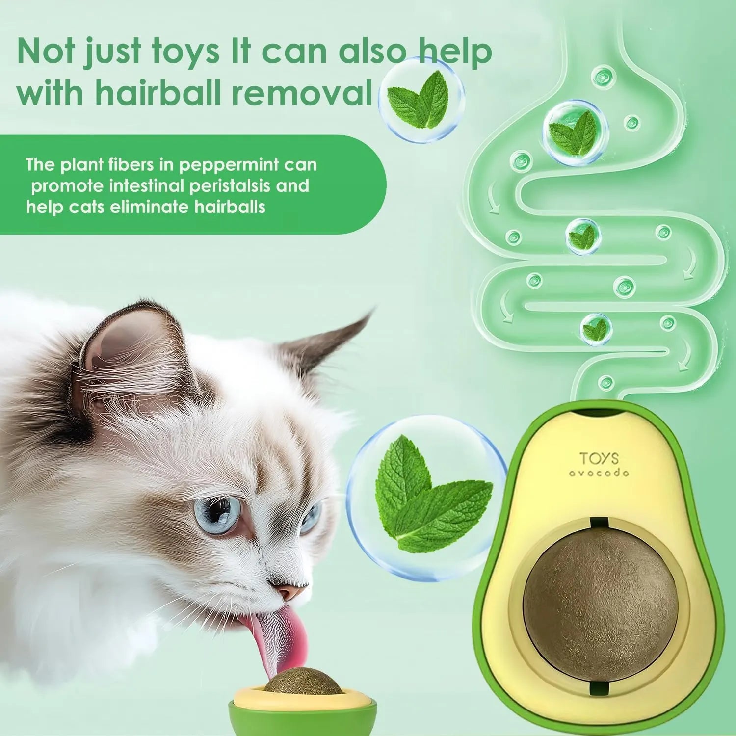 Wall-Mounted Catnip Ball Toys