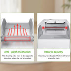 Smart Automatic Self-Cleaning Cat Litter Box with App Control