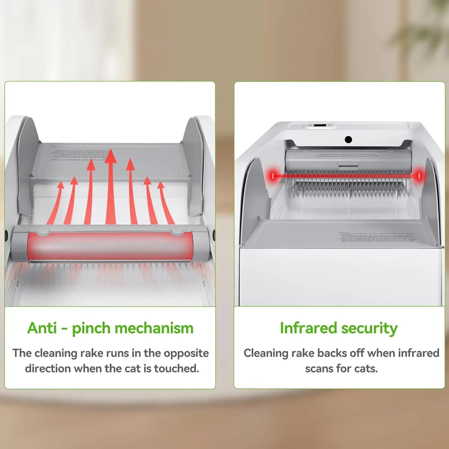 Smart Automatic Self-Cleaning Cat Litter Box with App Control
