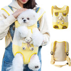 Cartoon Front Pet Carrier Backpack for Cats & Small Dogs