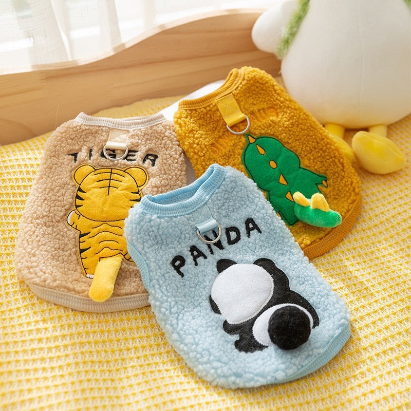 Plush Bear Cat Sweater Vest – 11 Styles, S to XXL