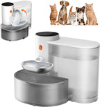 Heated Automatic Pet Water Dispenser with Stainless Steel Bowl